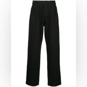 Kent & Curwen Wide Leg Pleated Trousers - Linen/Flax/Cotton Blend NWT